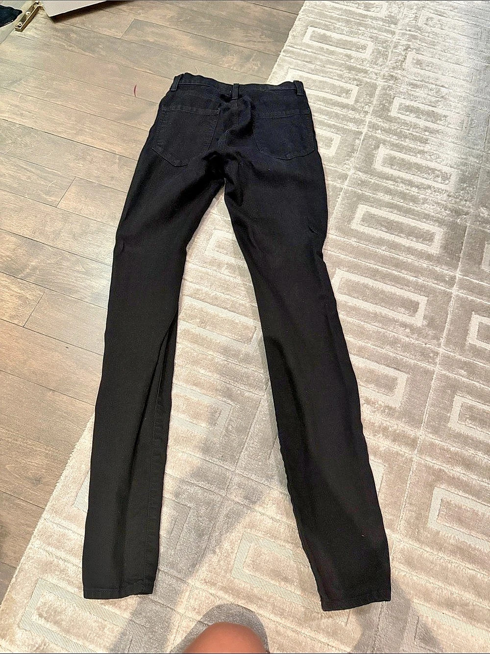 J Brand Maria High Rise Skinny Black Skinny Pants Waist 24 Like New